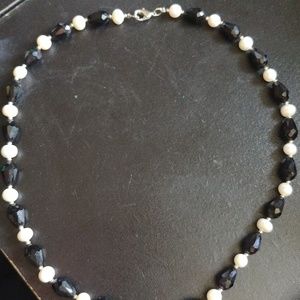 Black and white necklace